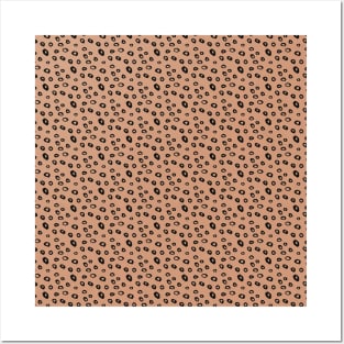 Abstact leopard pattern Posters and Art